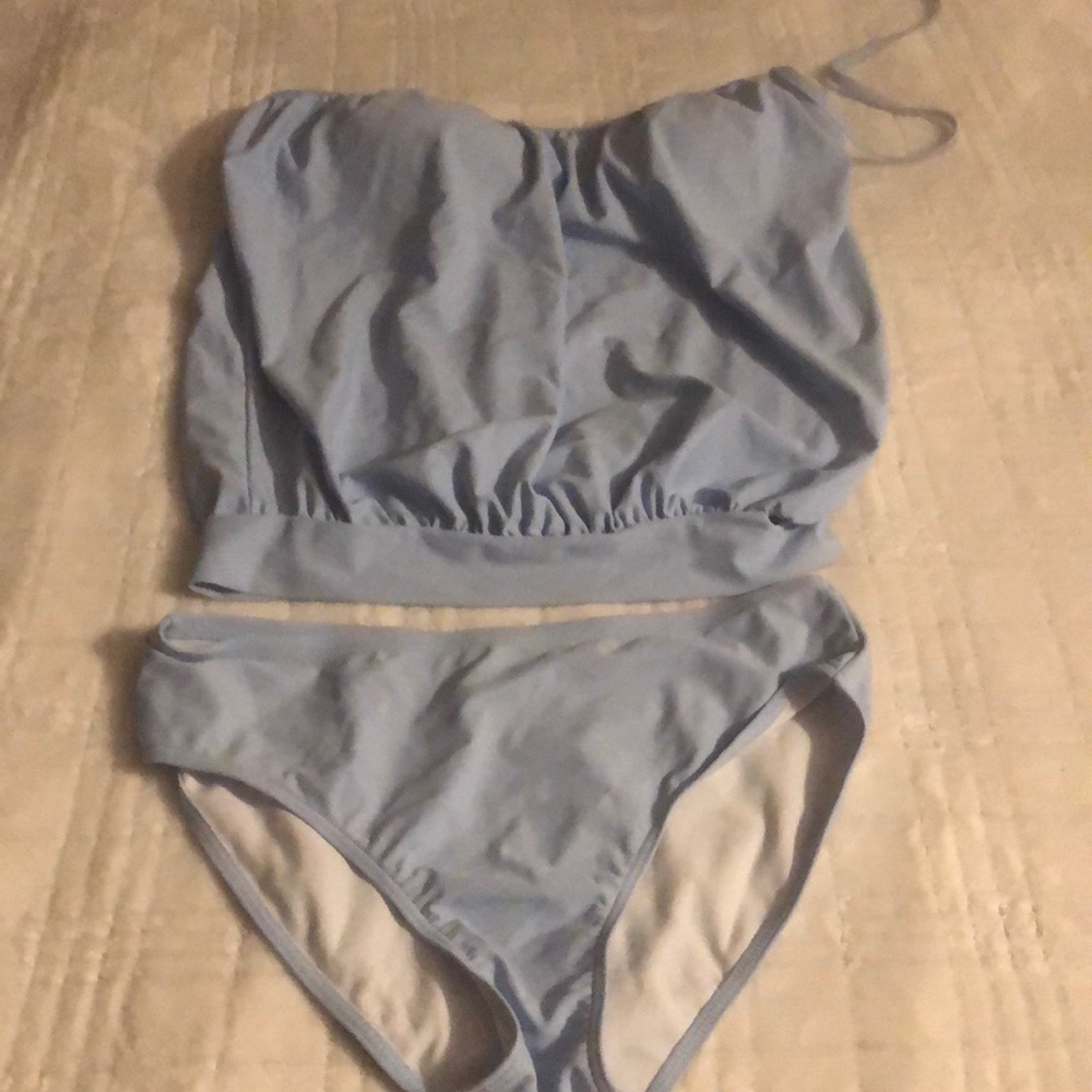 Baby blue Tankini